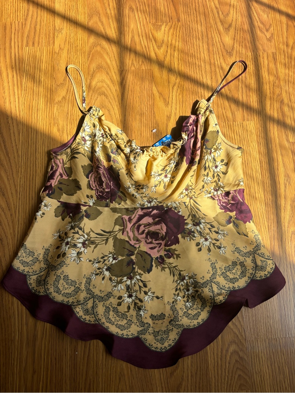 NWT Free People Floral Camisole